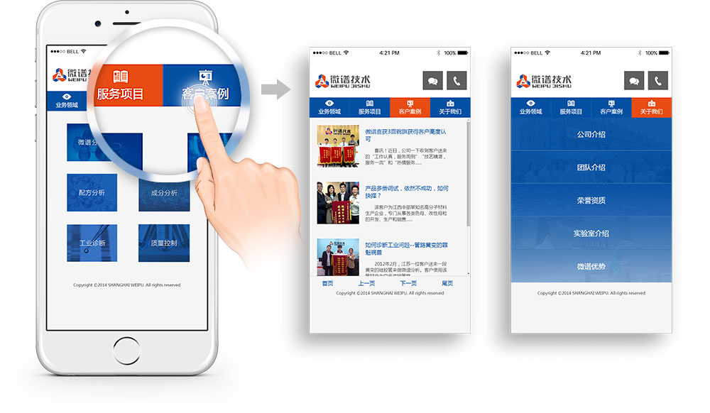 手機(jī)網(wǎng)站開(kāi)發(fā)案例